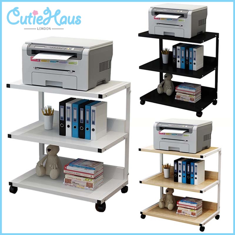 Cutiehaus 3 Layer Printer Desktop Rack Office Furniture Finance Room ...