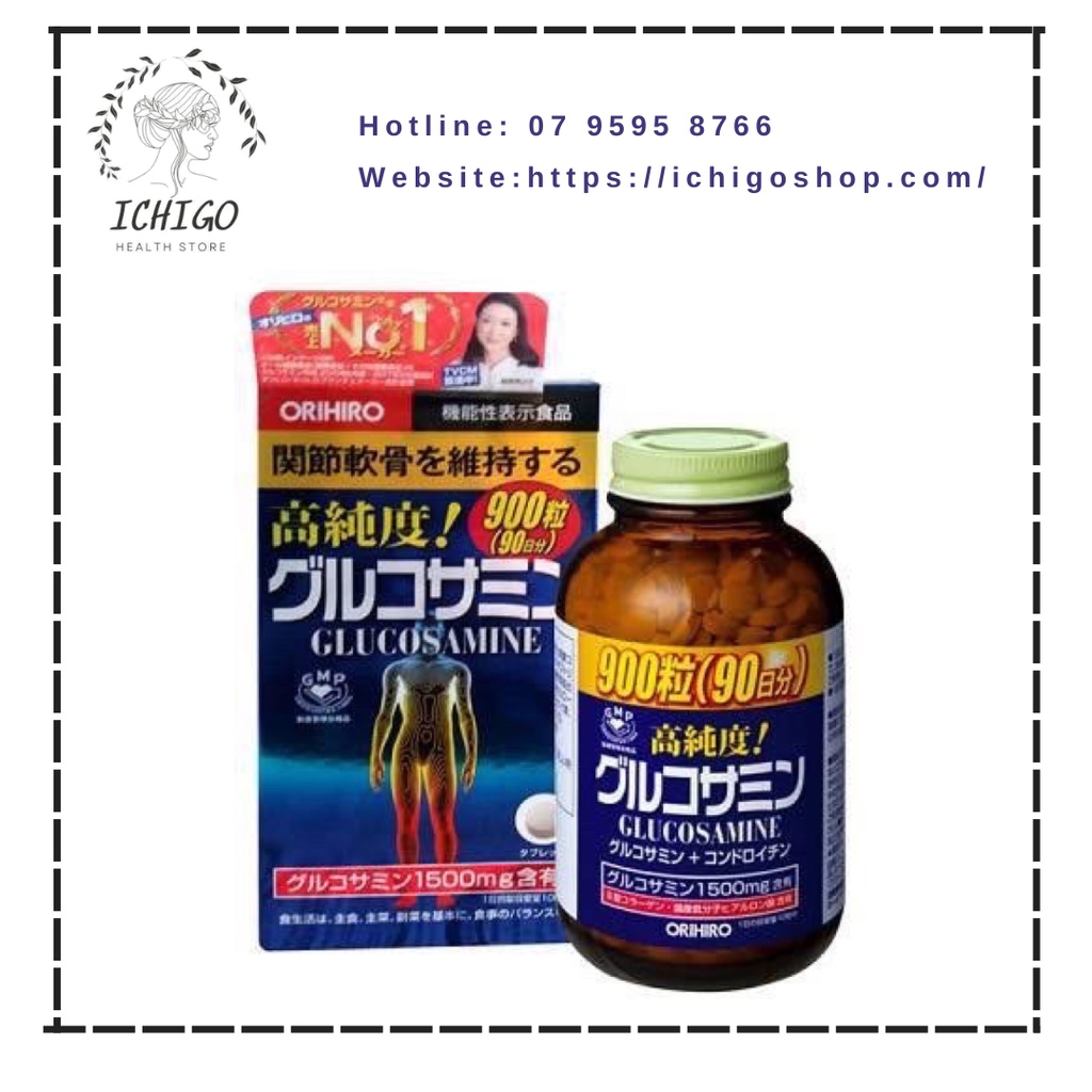 Glucosamine ORIHIRO Japanese supplements relieve osteoarthritis pain