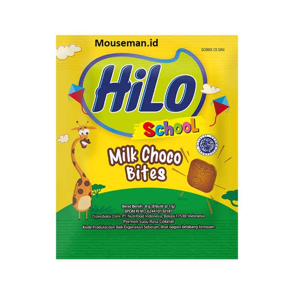 Hilo School Milk Choco Bites Chocolate Flavored Milk Candy 8gr | Shopee ...