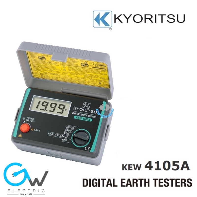 KYORITSU 4105A Digital Earth Tester (KEW4105A) Shopee Malaysia