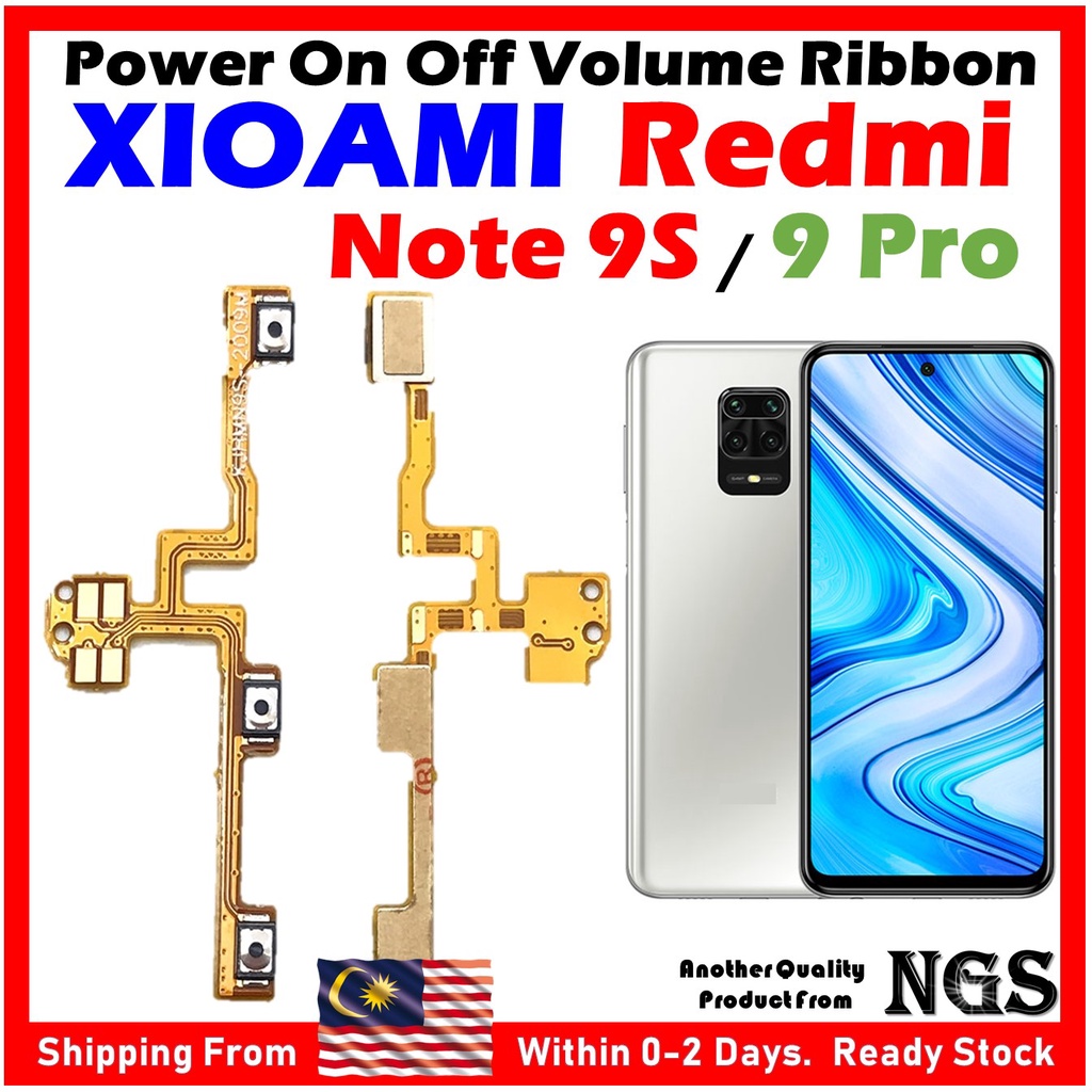 Flex Volume Xiaomi redmi note 9 Pro / 9s