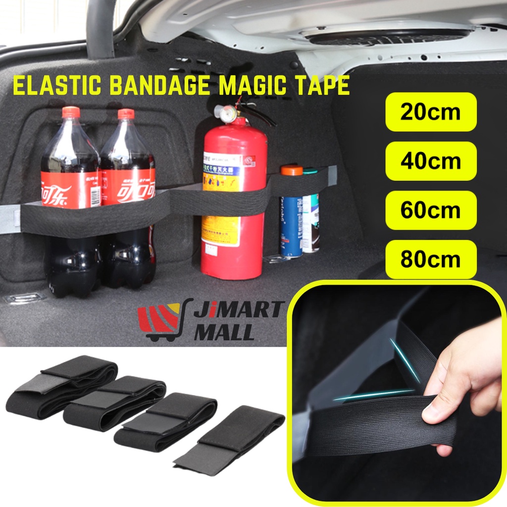 CAR TRUNK HOLDER BELT ELASTIC MAGIC TAPE Storage Organizer Fixing