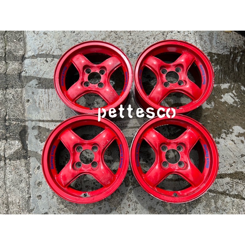 Sportrim Black Racing BR4 14” Ori Japan Rim PCD 100 | Shopee Malaysia