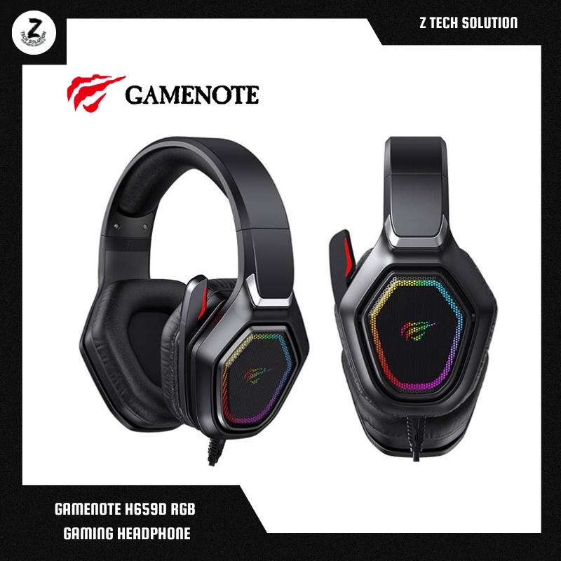 GAMENOTE H659d RGB Light Surround Stereo Gaming Headphone | Shopee Malaysia