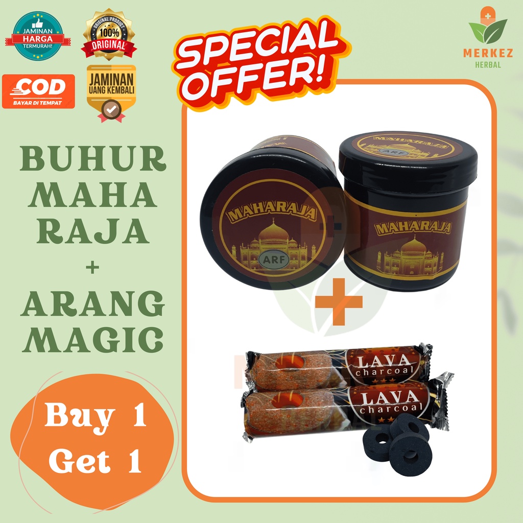 Habib Gaharu Maharaja Arf 60gram Bakhoor Arabic Package And Magic ...