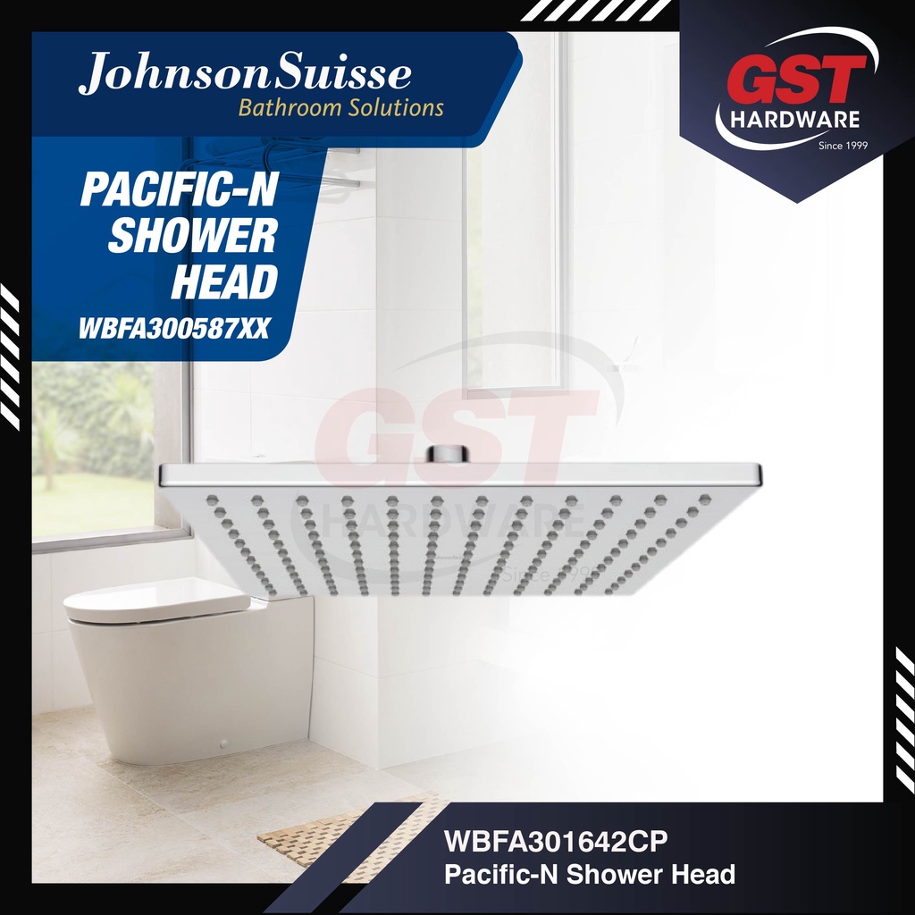 Johnson Suisse Shower Head Rainfall Shower PacificN Square Rainshower