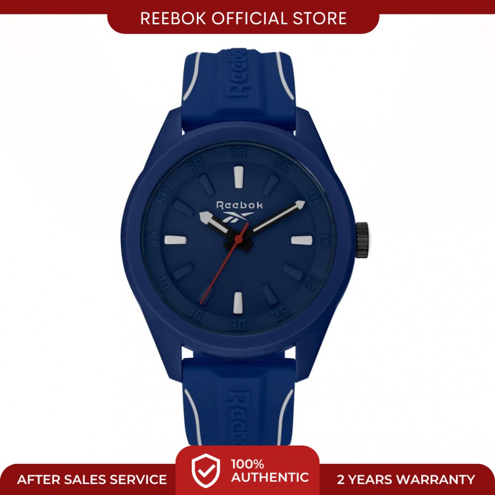 Reebok Spindrop Evolution RV SPE G2 PNIN NW Black Navy Case Navy White Silicone Strap Men Watch Shopee Malaysia