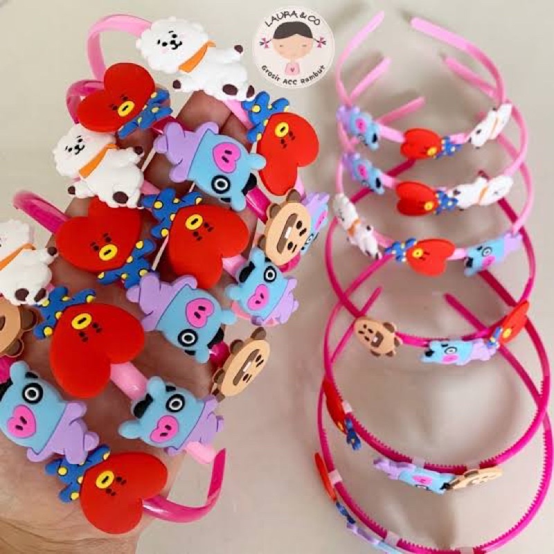 Bts SILICON BANDANA Headbands 6PC Wholesale Dozens Of CINNAMOROLL