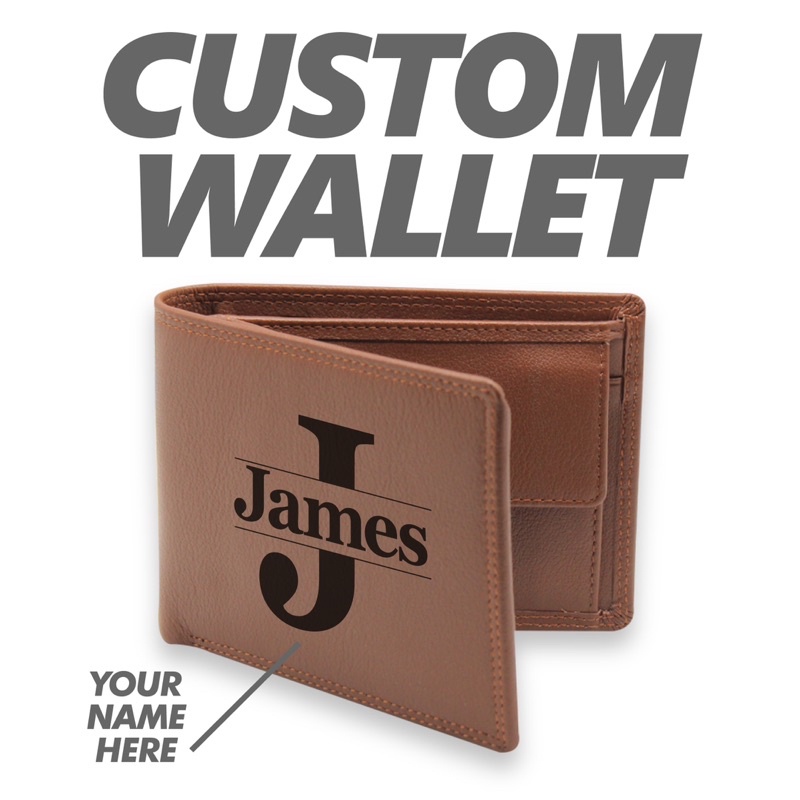 CUSTOM MADE WALLET CUSTOM YOUR OWN NAME Shopee Malaysia