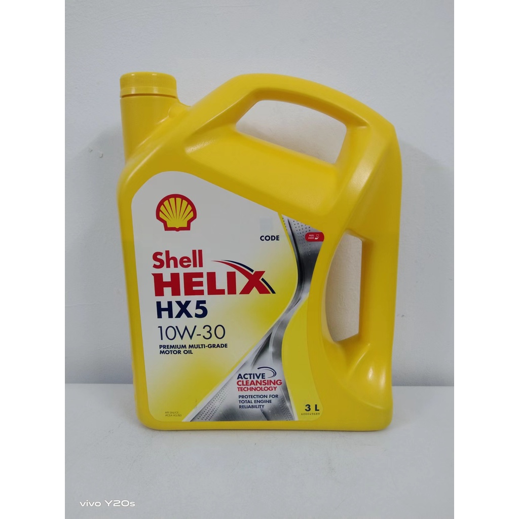 Shell Helix HX5 10W30 3L Mineral 10W-30 | Shopee Malaysia