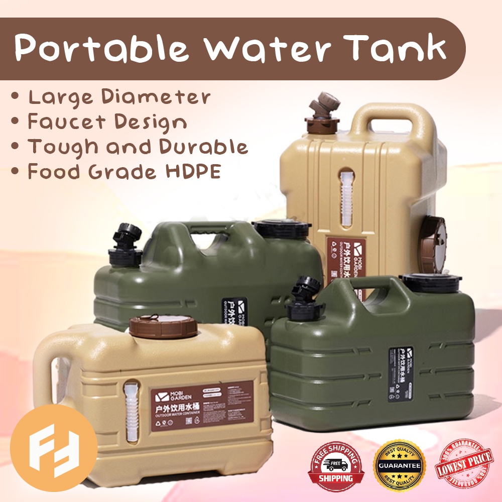 Mobi Garden Camping Portable Water Tank Container Pro 11 13 18.5 22 L ...