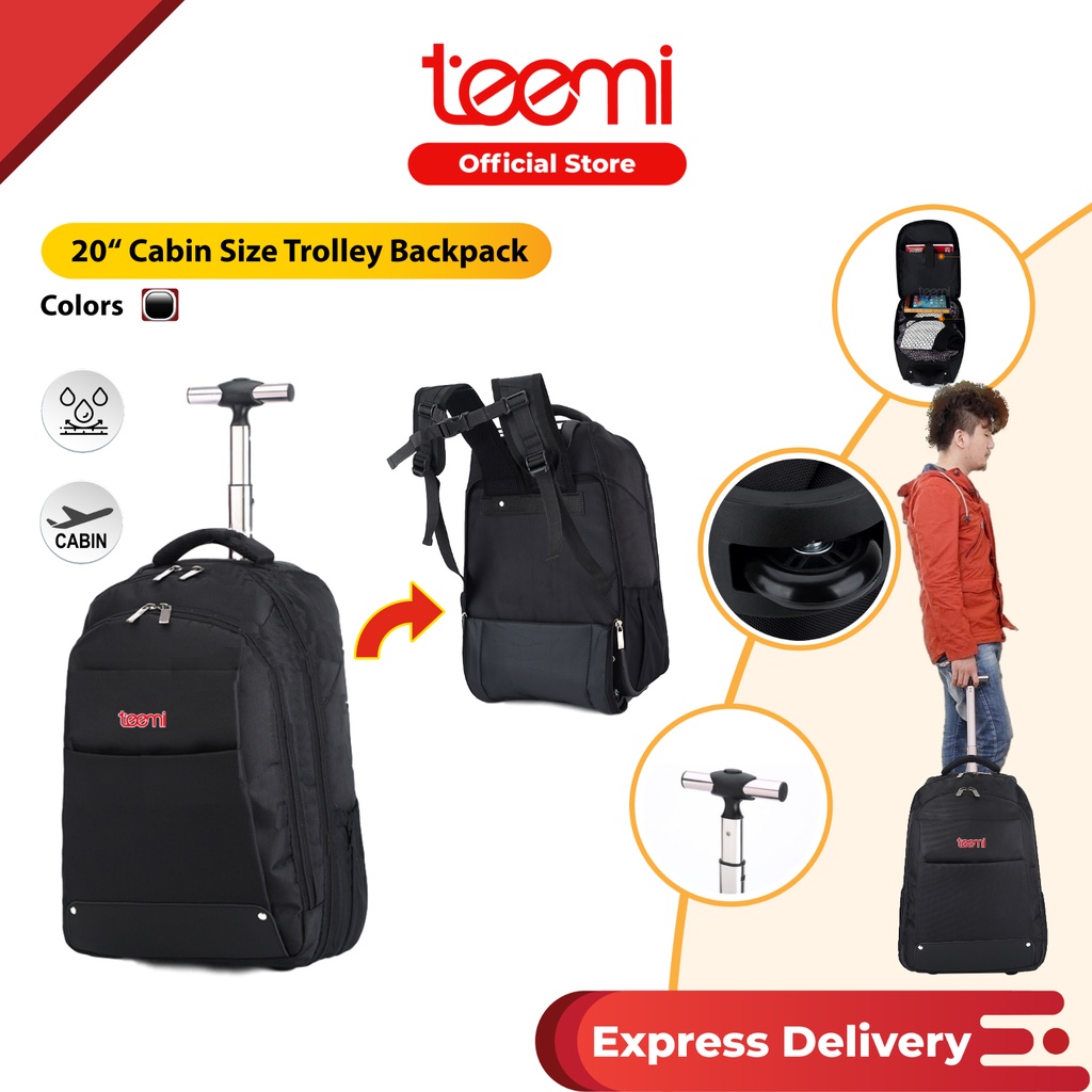 Trolley store bag shopee