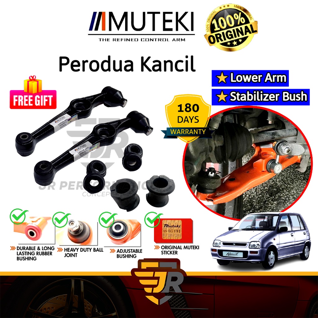 Muteki Lower Arm / Stabilizer Bush Muteki Perodua Kancil Muteki Kancil