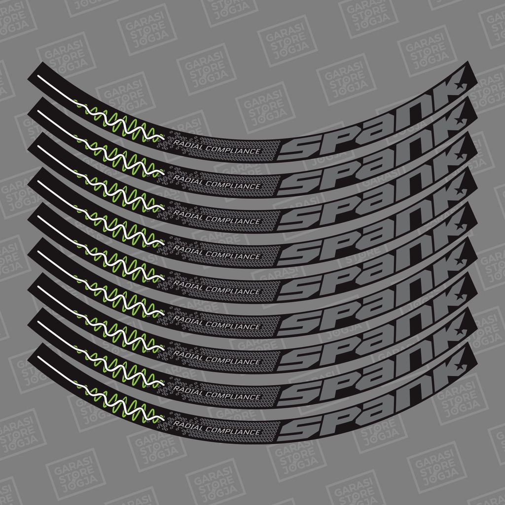 thumbnail image 2 of SPANK Pink Rim Decal Sticker Kit - 16 Pieces For Bike Wheels 2 of 12