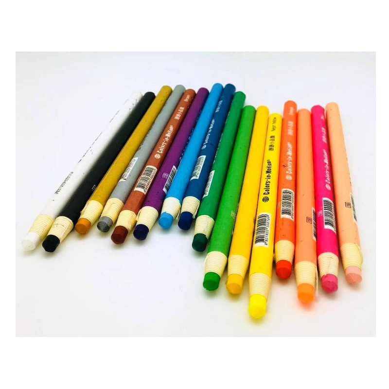 Dede Sketch Paper Roll Crayon 12 Colors Menu Available/Piece Shopee