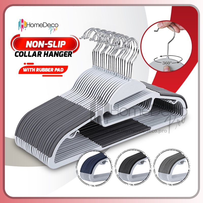 Japan Style Non Slip Clothes Hanger Baju Adult Hanger Dewasa Anti Slip
