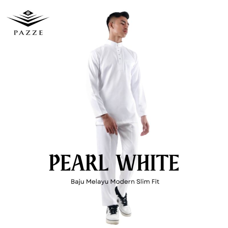 Pazze Baju Melayu Modern Slim fit | Baju Melayu Nikah Slim Fit Satin ...