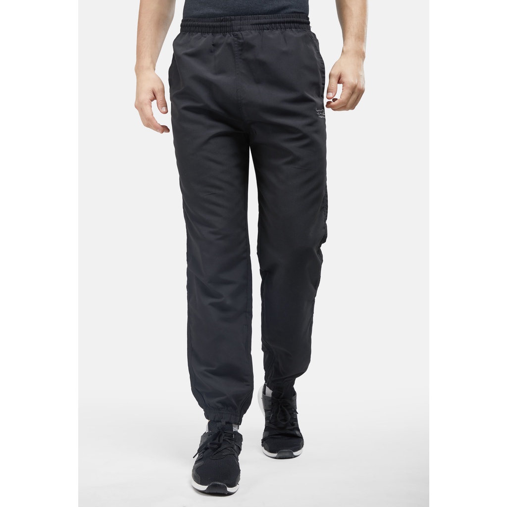 Cheetah Microfibre Track Pants With Zipper Ribbed Cuff Hem 51122(R