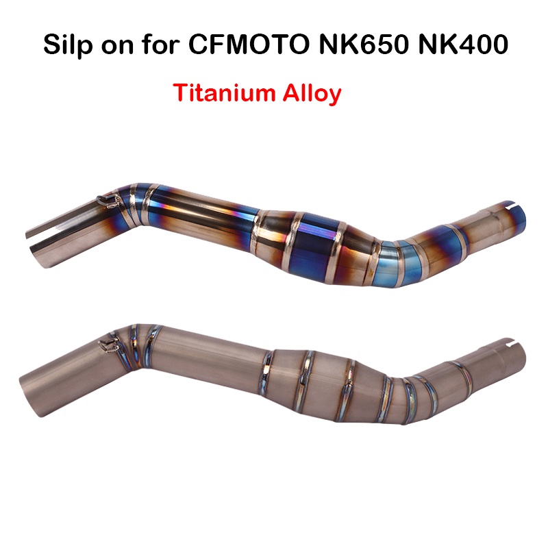 For CFMOTO 400NK 650NK 650MT 51mm Lossless Motorcycle Exhaust Header