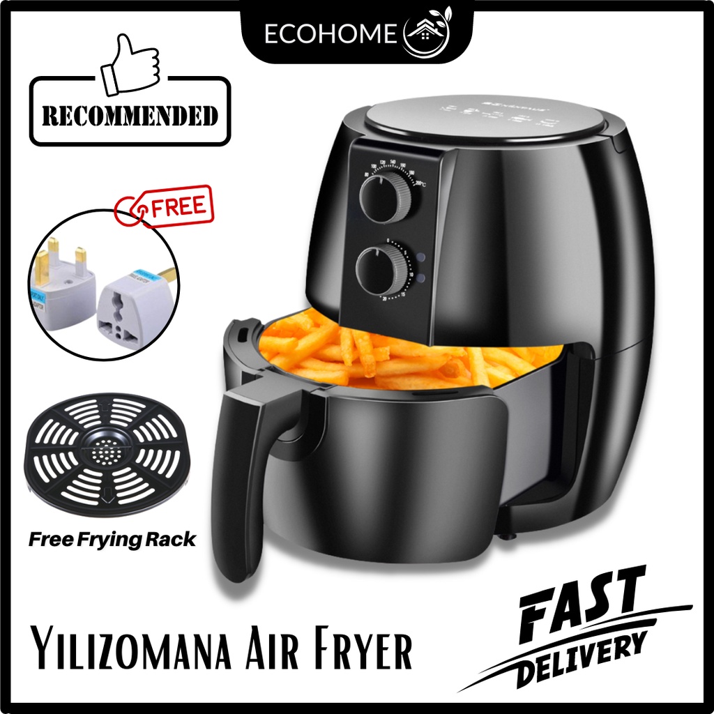 【ECOHOME】 Yilizomana Air Fryer Automatic Oil Free Electric Household