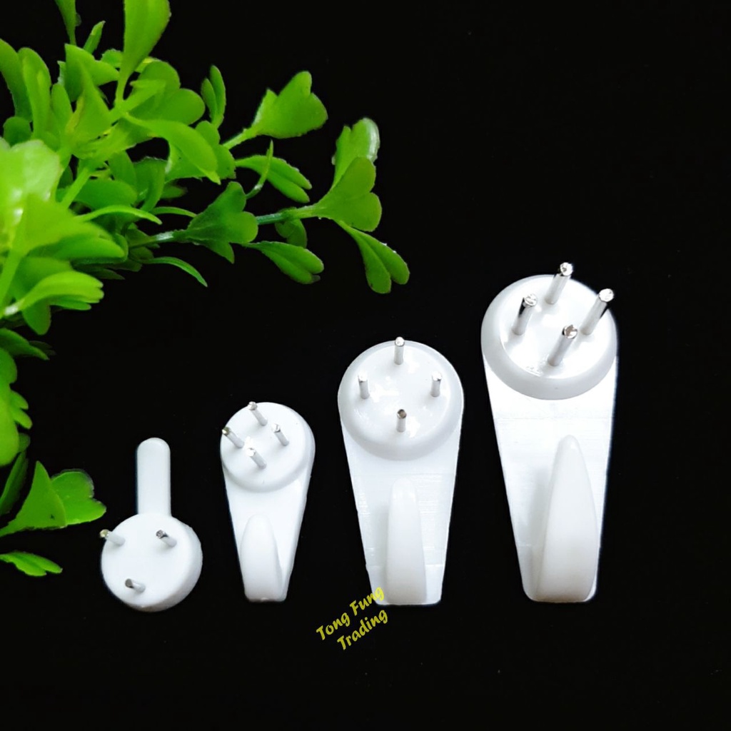 Ready Stock Traceless Nail Photo Hook Nails Wall Hook Penyangkut