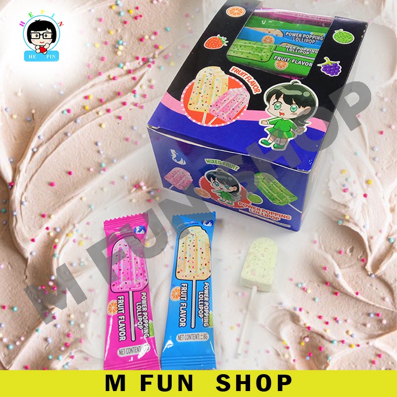 *Ready Stock* Seahorse 30Pcs Power Popping Lollipop Popping Candy ...