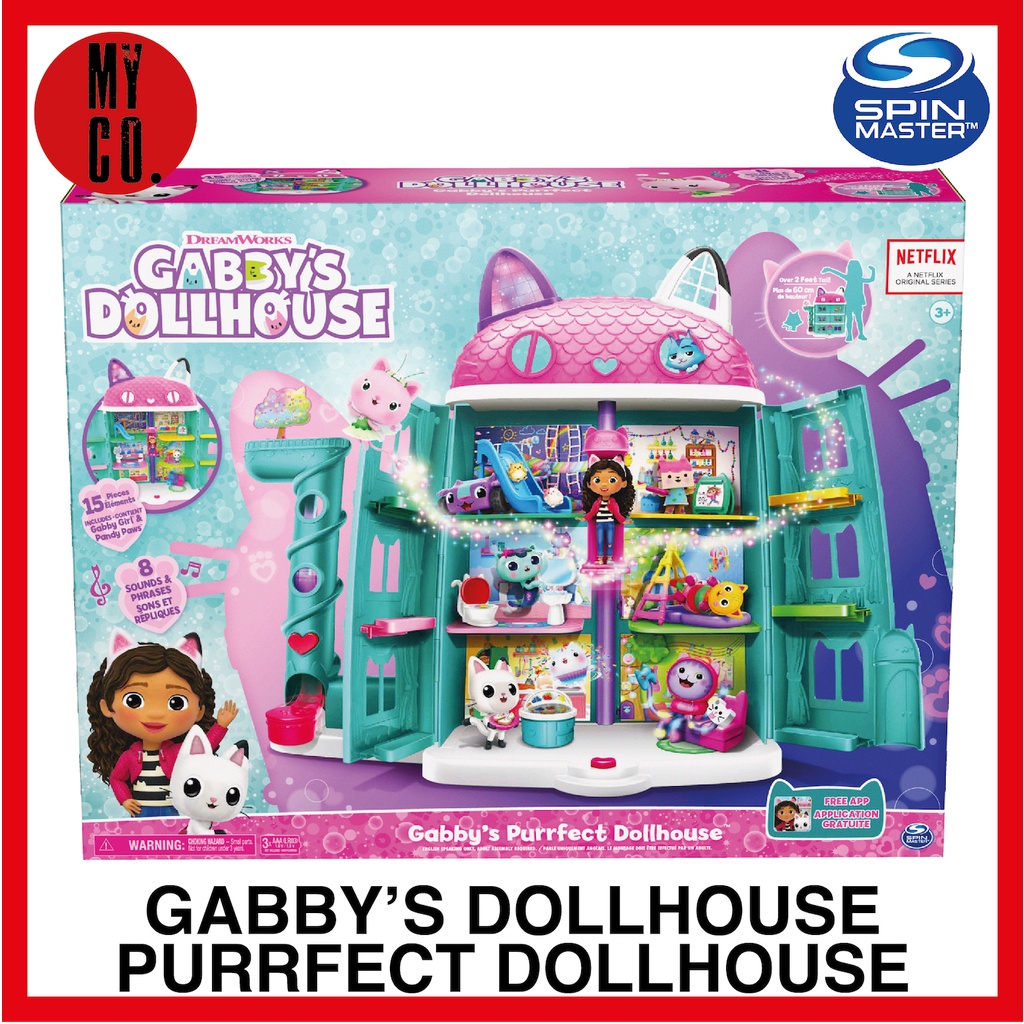 Gabby's Dollhouse, Purrfect Dollhouse 2-Foot Tall 2024 Playset