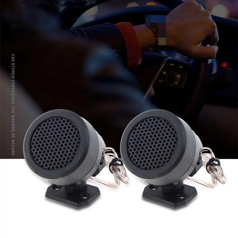 2Pcs Universal Car Speaker Dome Tweeters 500W Speakers Audio High