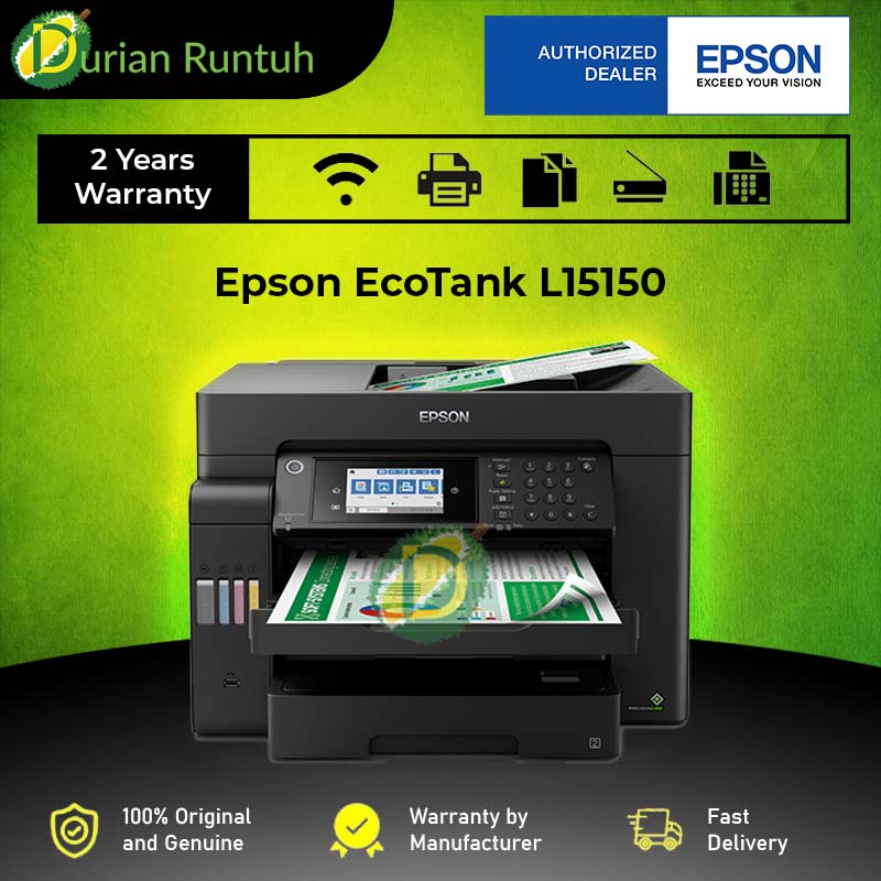 EPSON ECOTANK L15150/L14150 A3 PRINTER (PRINT,SCAN,COPY,FAX,ADF,DUPLEX