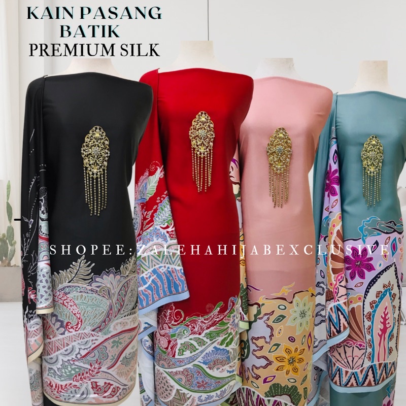Curated visual reference: Kain Pasang Premium Batik Silk By Zaleha Textiles Photo Inspiration