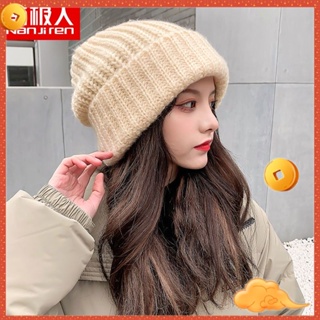 FS Stylish Warm Lamb Wool Winter Baseball Cap for Men Windproof Pink Brown Women Hats Solid Color