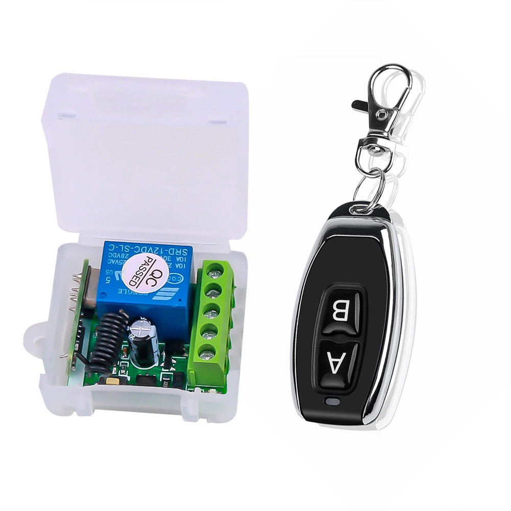 433 Mhz RF Wireless Remote Control Switch relay 433mhz DC 12V 1CH ...