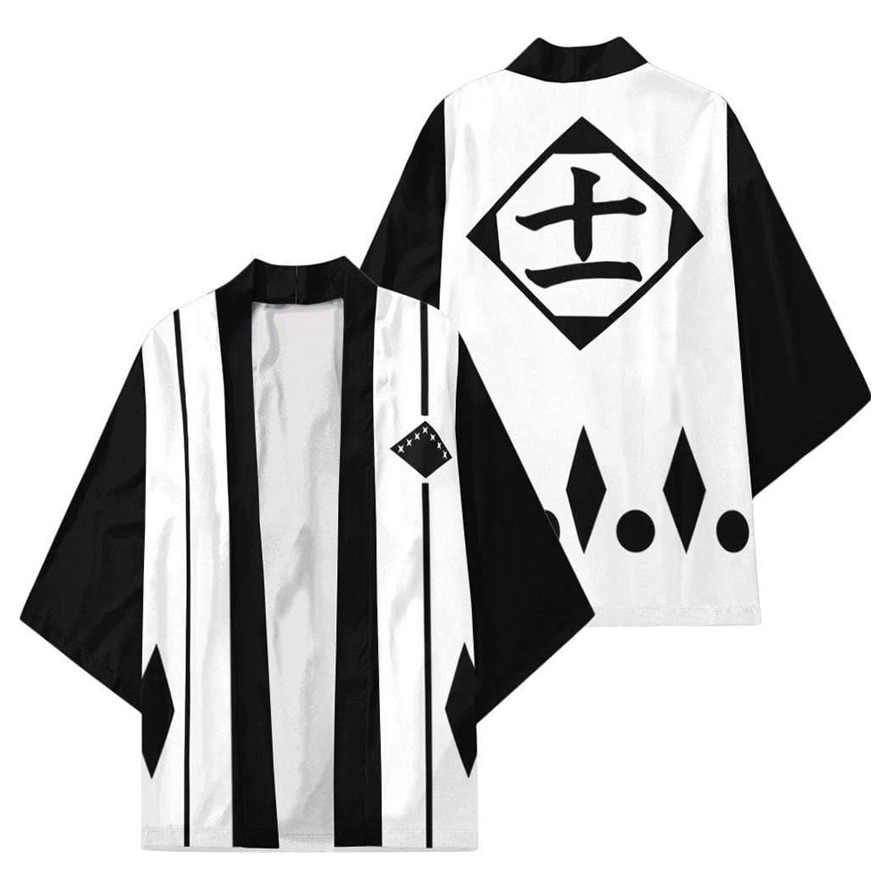Anime Bleach Gotei 13 Cosplay Costumes Cloak Kimono Haori | Shopee Malaysia
