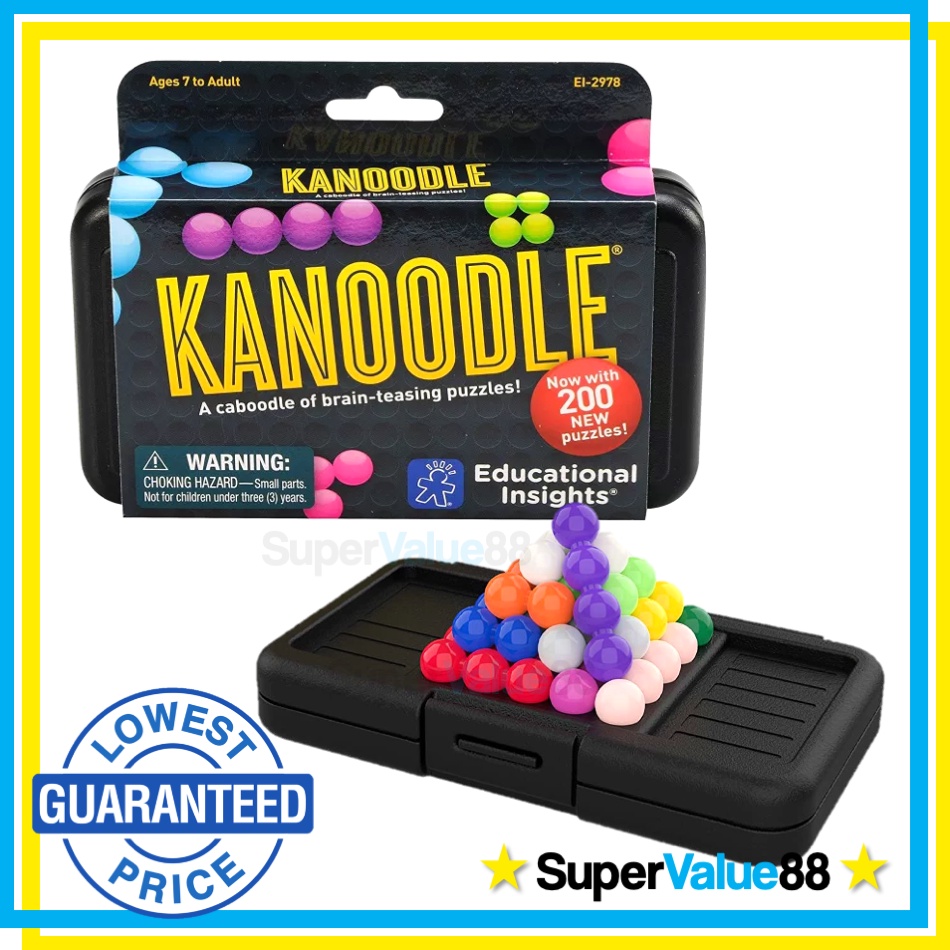 Kanoodle Classic 3D Brain Teaser Game With 200 New Puzzles for Kids