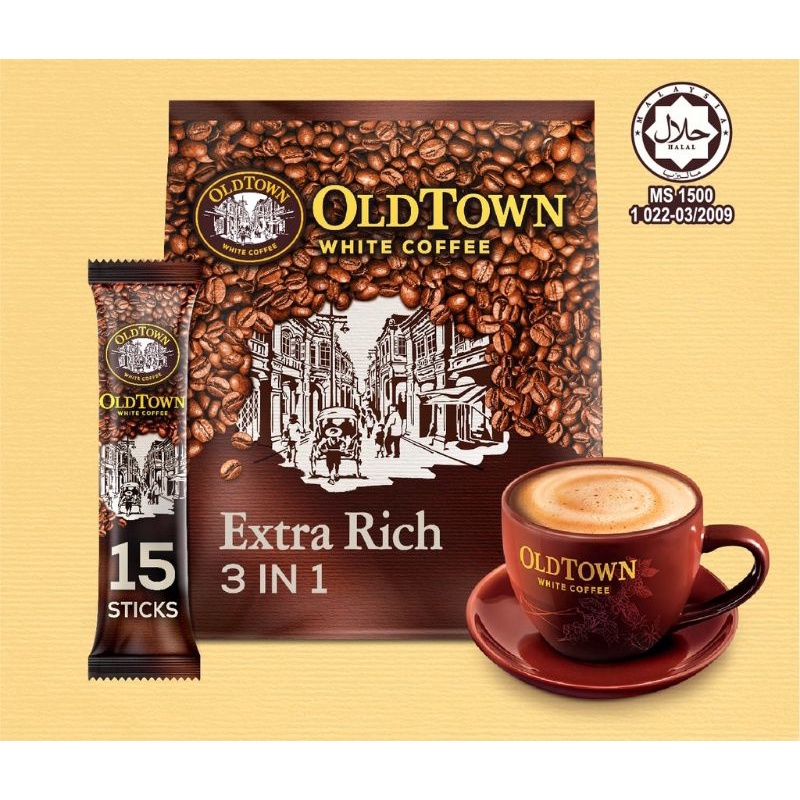 Old town white coffee 3イン1 エクストラリッチ - コーヒー