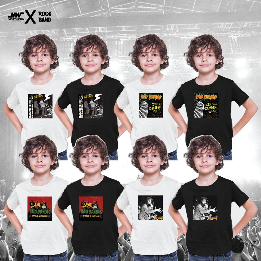 Baju Band Kanak Kanak ,Premium Quality Kids Band T-Shirt / Bad