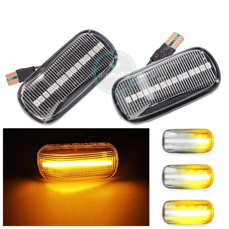 Honda 2pcs Led Dynamic Side Turn Signal Light For Accord Civic City Fit
