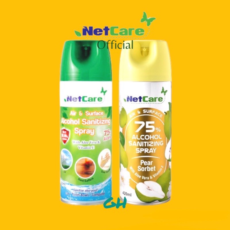 Netcare Air & Surface Aerosol Disinfectant Spray (420ml) with 75% ...