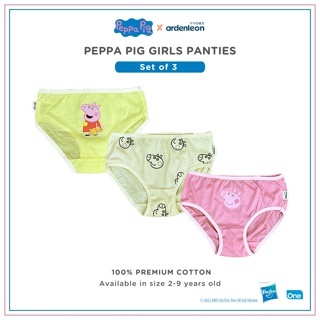 Ardenleon Peppa Pig Panties Girls Panties 1.0 (3Pcs)