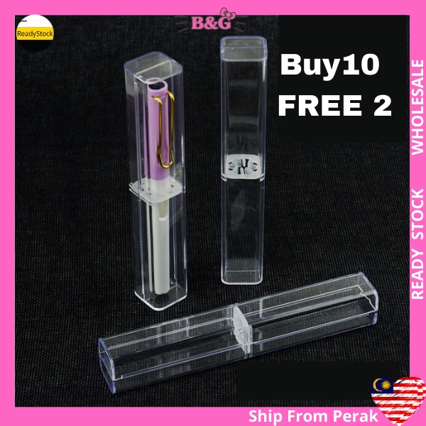 Crystal Transparent Case Ink Pen Pencil Casing Kenduri Door Gift Box ...