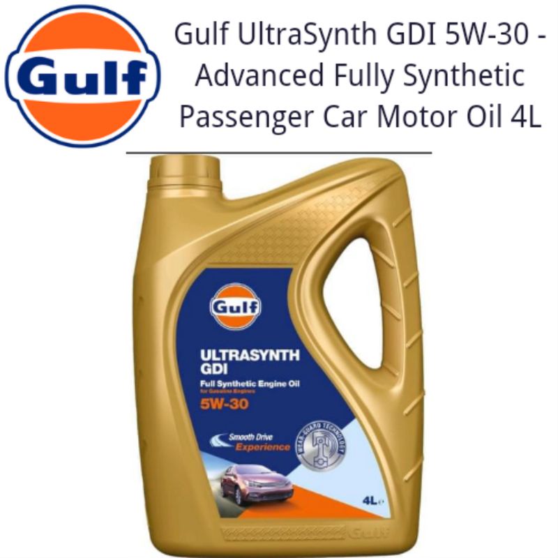 Gulf UltraSynth GDI 5W30 Advanced Fully Synthetic Passenger Car