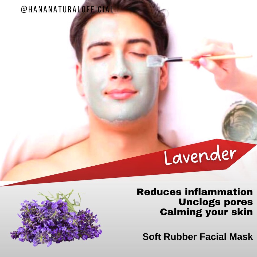 SKINCARE Men Korea Facial Salon Soft Mask Powder Peel Off Lavender Anti