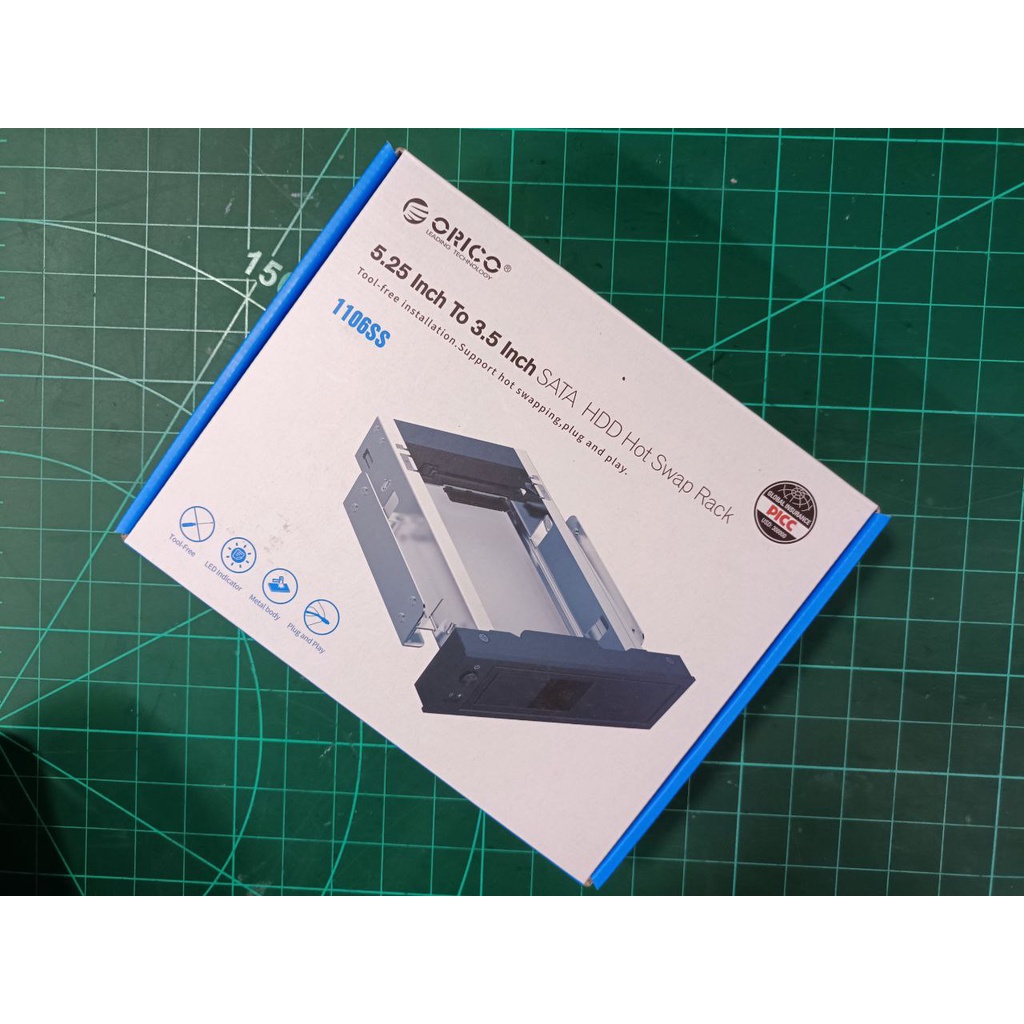 [STOCK CLEARENCE] ORICO ORICO-1106SS - 3.5 inch 5.25 Bay Stainless ...