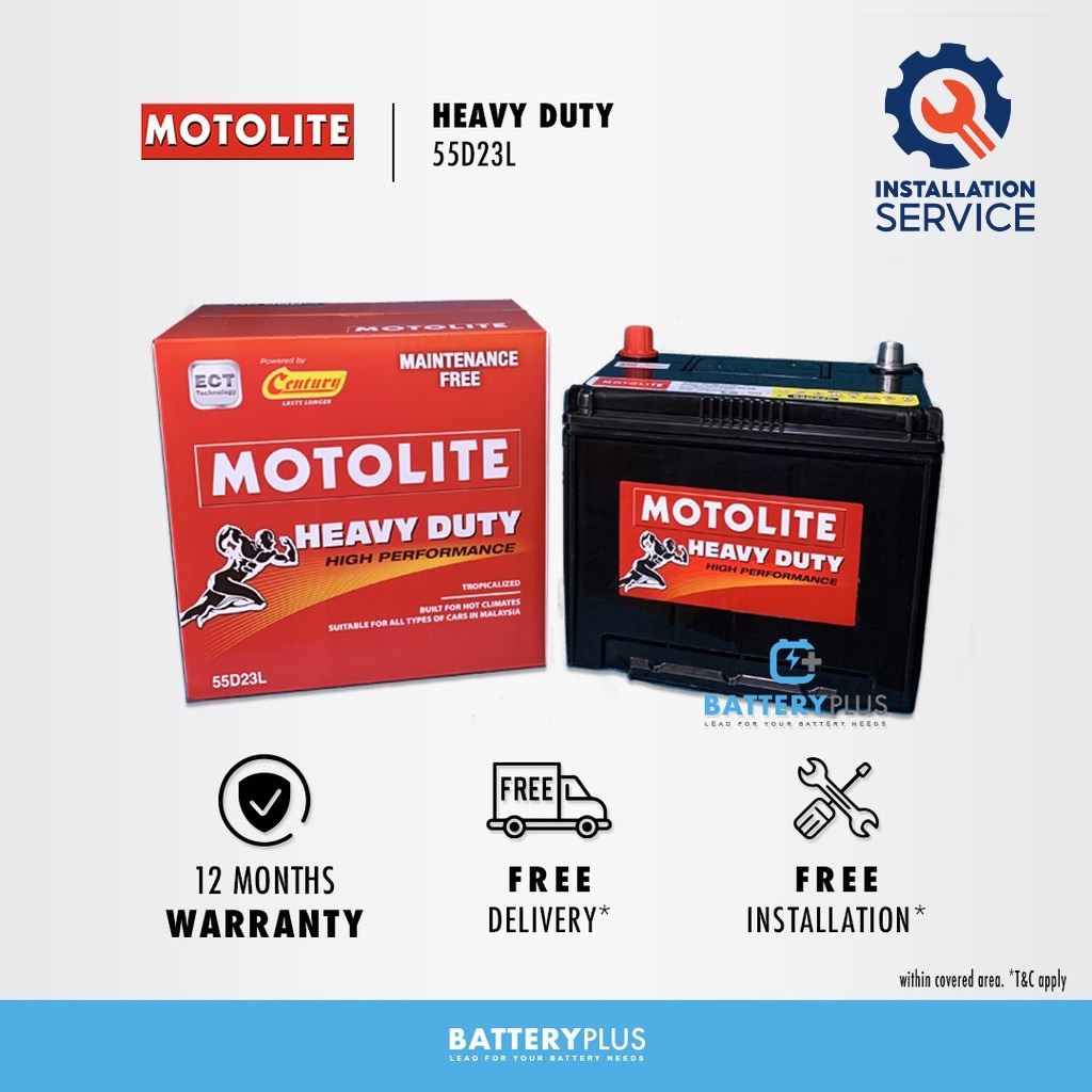 [ Installation Provided ] 55D23L Century Motolite Heavy Duty MF Car ...
