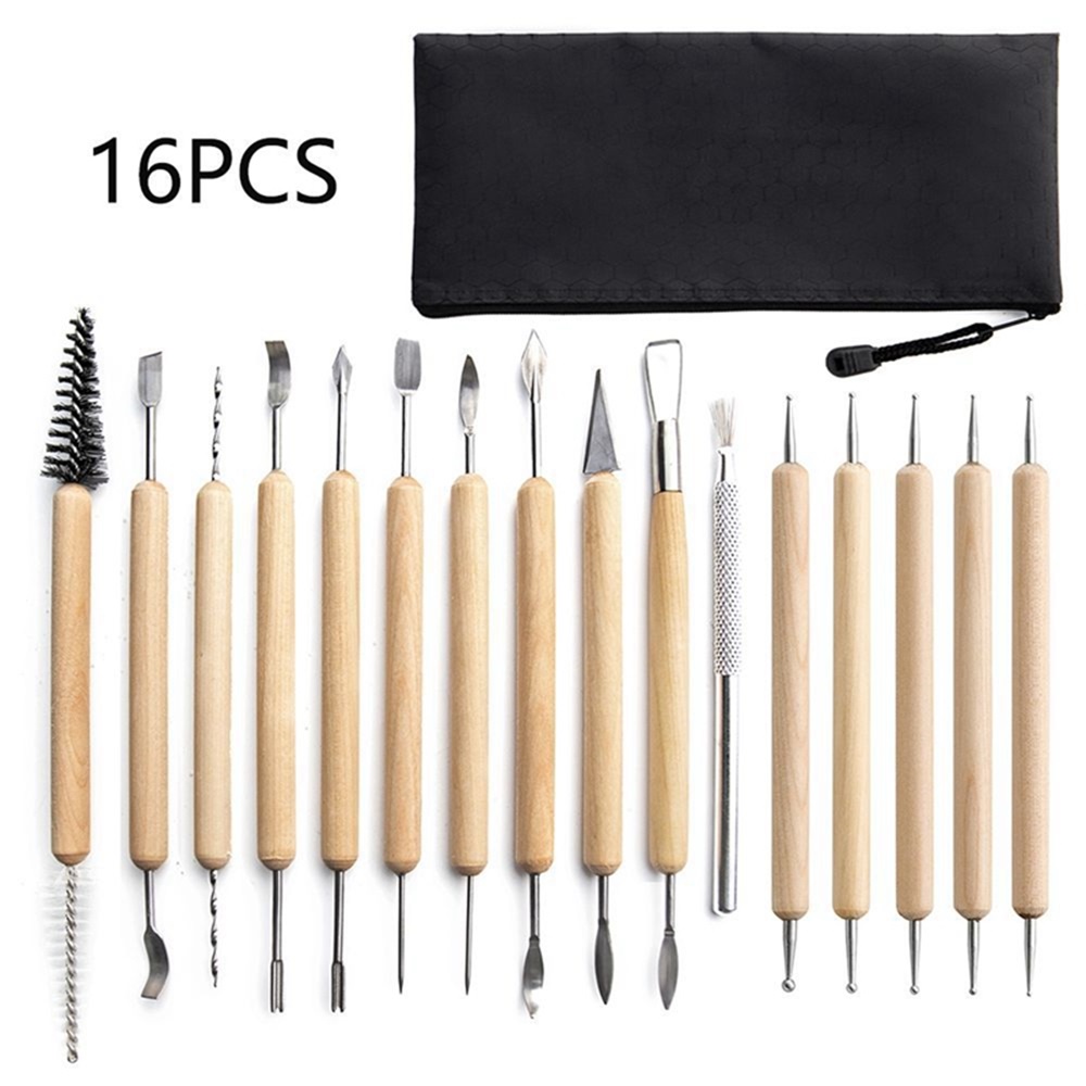 1 Set Pottery Clay Sculpting Tools Pottery Carving Tool Kit With