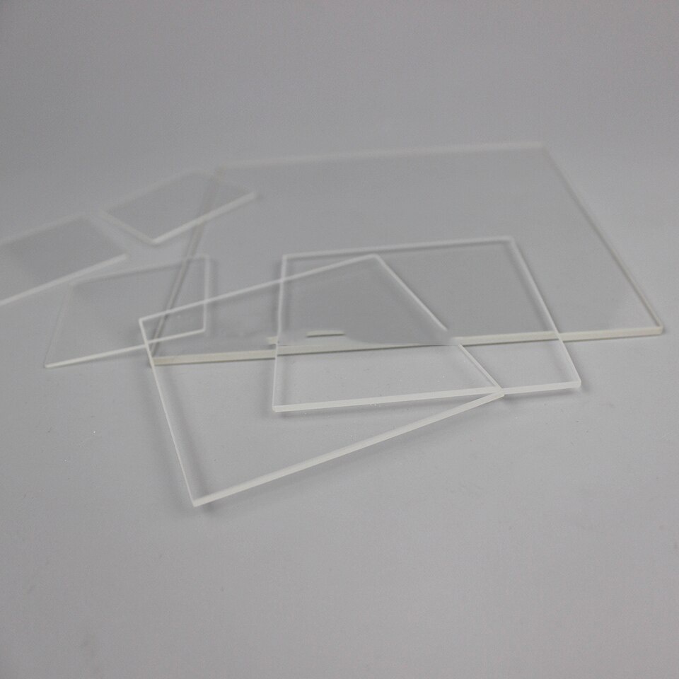 1pcs doublesided polished transparent fused silica glass plate Shopee Malaysia