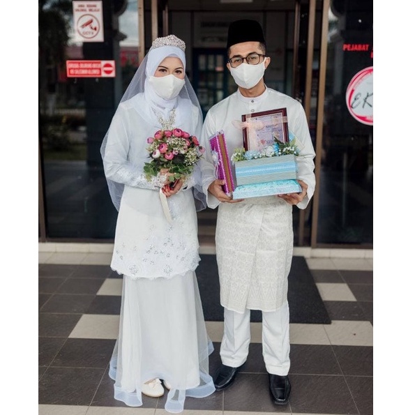 𝐒𝐄𝐓 𝐉𝐈𝐌𝐀𝐓 𝟖 𝐈𝐓𝐄𝐌 Set Nikah Baju Kurung Moden Suraiya Nikah Set Nikah