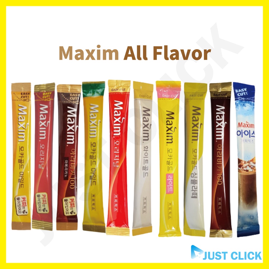 Maxim 10 STICKS instant coffee / Mocha Gold White Simple latte Arabica ...