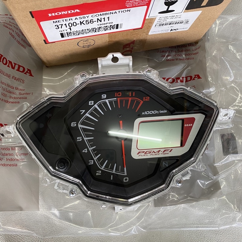 100 Original Honda Rs150 V1 V2 Rs 150 Rs150r Rsx 150 Speedometer Speed Meter Odometer 37100 K56 0208