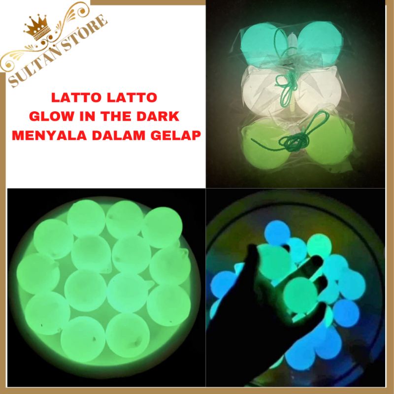 Latto Latto Toy Viral Glow In The Dark Lato Lato Kato Kato Etek Etek ...
